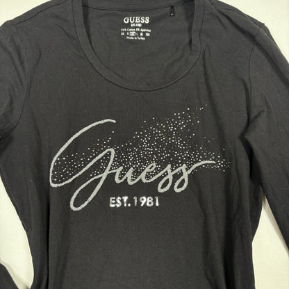 Черен топ Guess