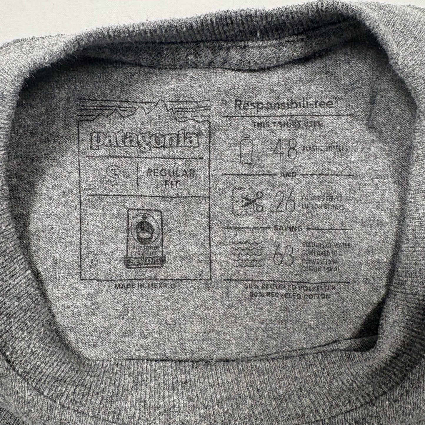(S) Patagonia Gray T-Shirt