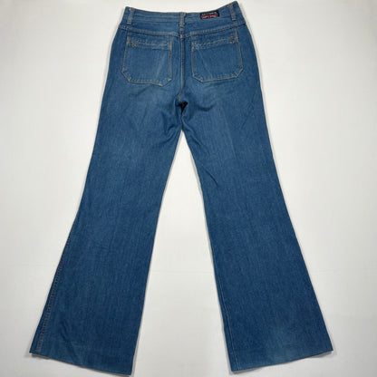 (M) Brittania Flared Y2K Jeans