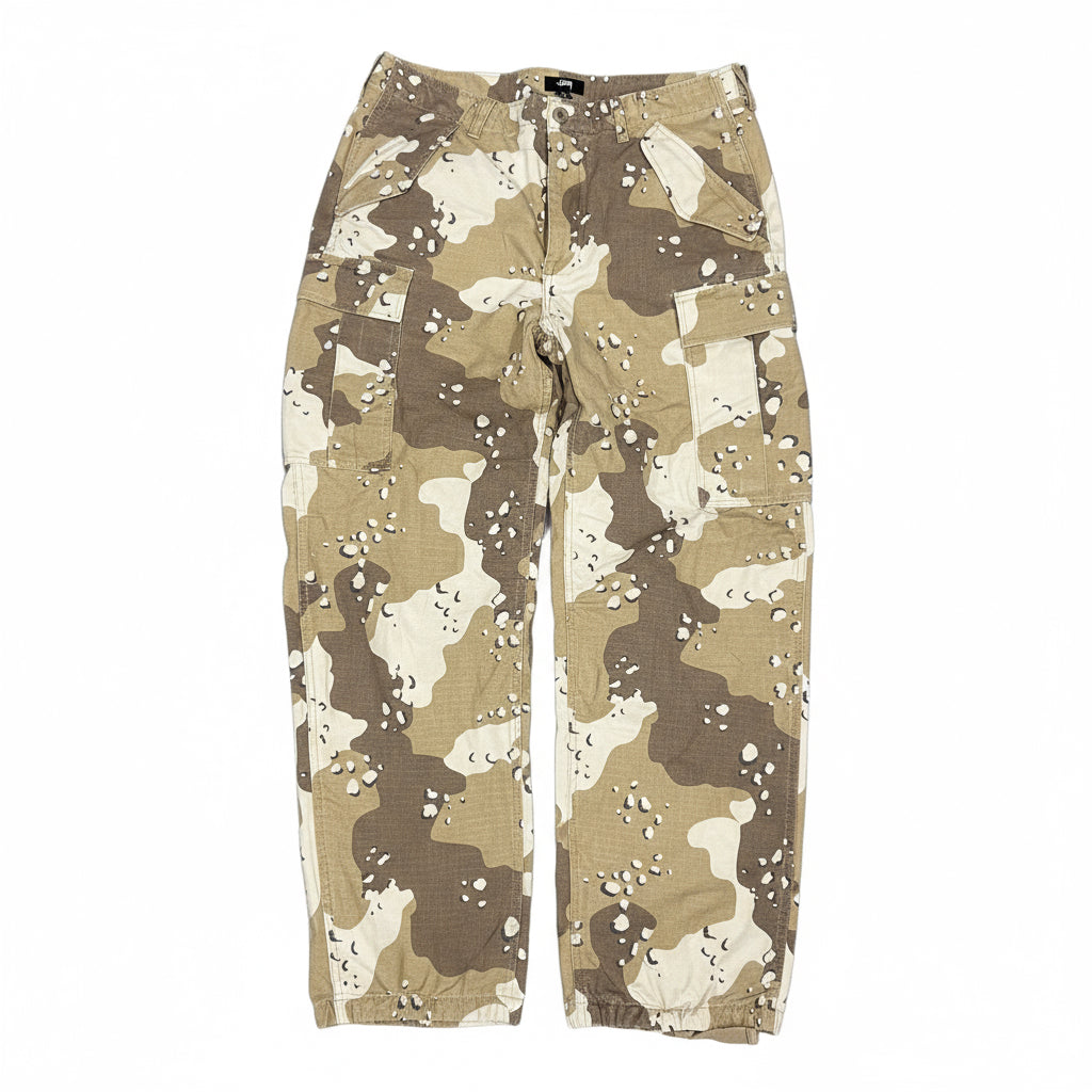 (L) Карго панталон Stüssy Military Ripstop в пустинен камуфлаж