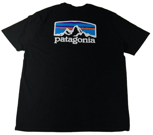 (S) Черна тениска Patagonia